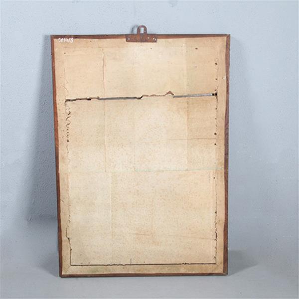 Grote foto rechthoekige biedermeier spiegel bloemmahonie en vergulde binnenlijst ca 1830 no.950079 hoogte 0 9 antiek en kunst spiegels