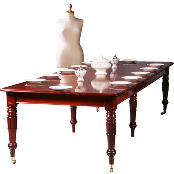 Grote foto oberispelijk mooie victoriaanse pull out table gespiegeld mahonie ca 1870 met 4 inlegbladen no.9717 antiek en kunst spiegels