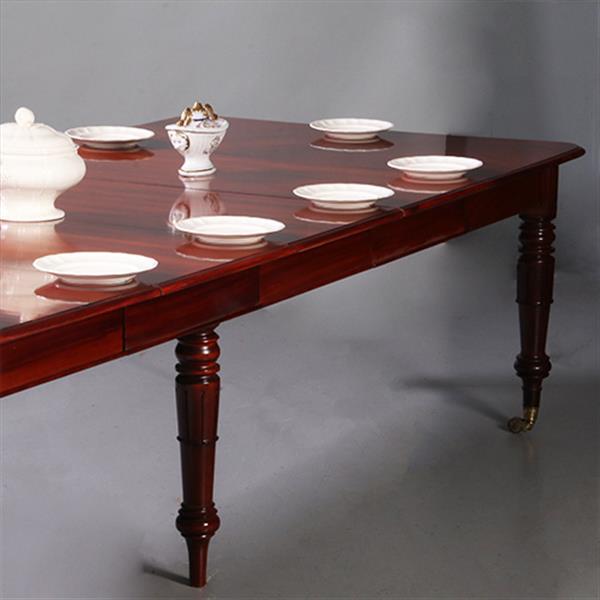 Grote foto oberispelijk mooie victoriaanse pull out table gespiegeld mahonie ca 1870 met 4 inlegbladen no.9717 antiek en kunst spiegels