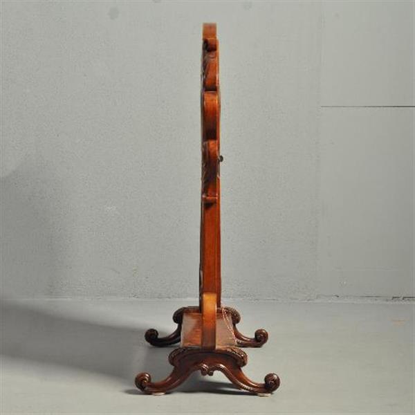 Grote foto antieke spiegels victoriaanse notenhouten passpiegel of kapspiegel ca. 1860 no.991416 hoogte 0 9 antiek en kunst spiegels