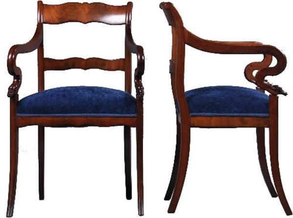Grote foto antieke armstoelen stel van 2 hollandse biedermeier armstoelen bureaustoelen ca. 1825 no941151 antiek en kunst stoelen en banken