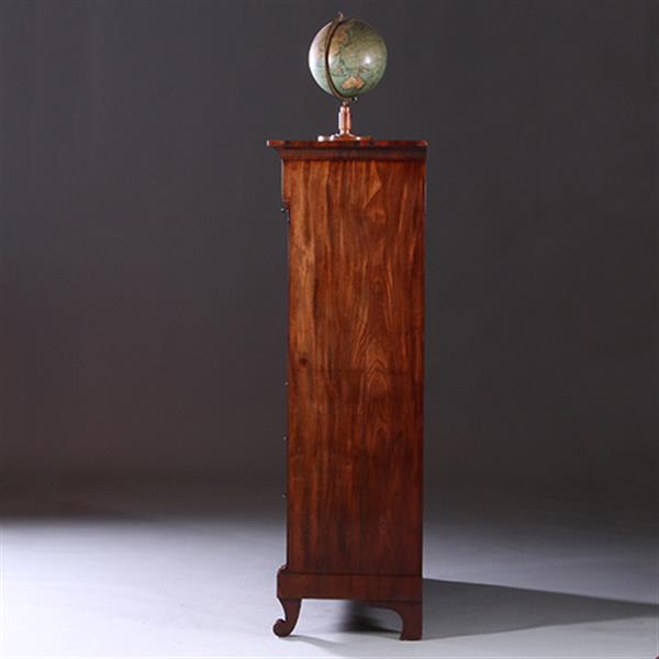 Grote foto strakke secretaire abattant of klep secretaire vroeg biedermeier mahonie 1825 no.610999 antiek en kunst overige in antiek gebruiksvoorwerpen