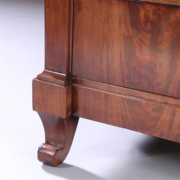 Grote foto strakke secretaire abattant of klep secretaire vroeg biedermeier mahonie 1825 no.610999 antiek en kunst overige in antiek gebruiksvoorwerpen