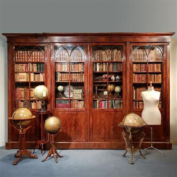 Grote foto antieke kast monumentale bibliotheekkast boekenkast 4 meter breed ca. 1820 no 258034 antiek en kunst stoelen en banken