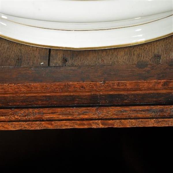 Grote foto antieke kast kleine hollandse 17e eeuwse kussenkast eiken palissander en ebben ca. 1690 no.2811 antiek en kunst stoelen en banken