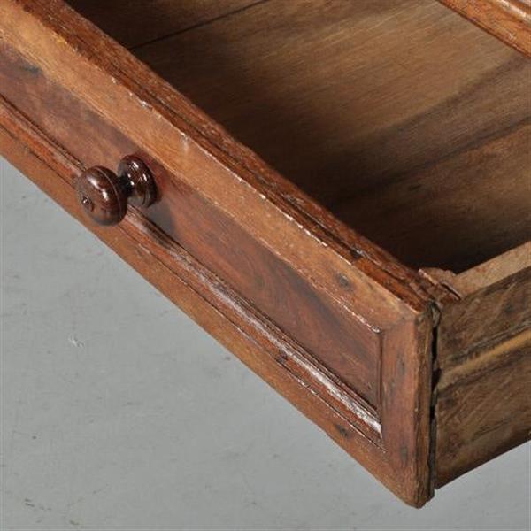 Grote foto antieke kast kleine hollandse 17e eeuwse kussenkast eiken palissander en ebben ca. 1690 no.2811 antiek en kunst stoelen en banken