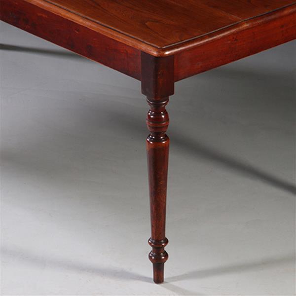 Grote foto lange tafel in essenhouten werktafel of keukentafel in prachtige oude kleur no.211730 antiek en kunst stoelen en banken