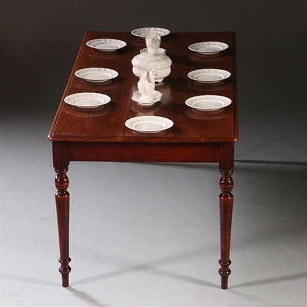 Grote foto lange tafel in essenhouten werktafel of keukentafel in prachtige oude kleur no.211730 antiek en kunst stoelen en banken