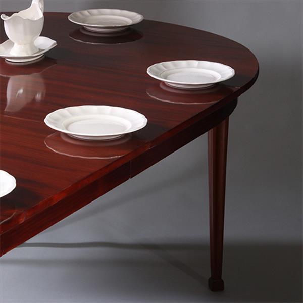 Grote foto hollandse smalle coulissentafel louis seize ca 1800 in mahonie op tapse poten no.922850 antiek en kunst stoelen en banken