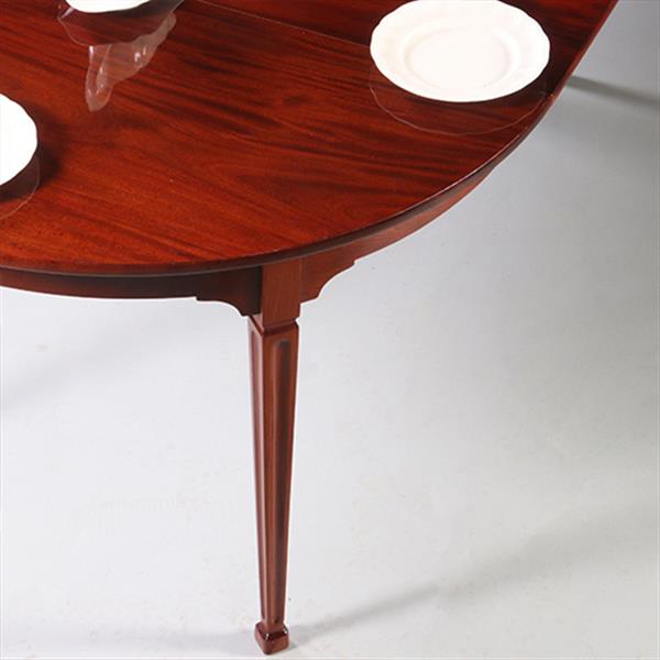 Grote foto hollandse smalle coulissentafel louis seize ca 1800 in mahonie op tapse poten no.922850 antiek en kunst stoelen en banken