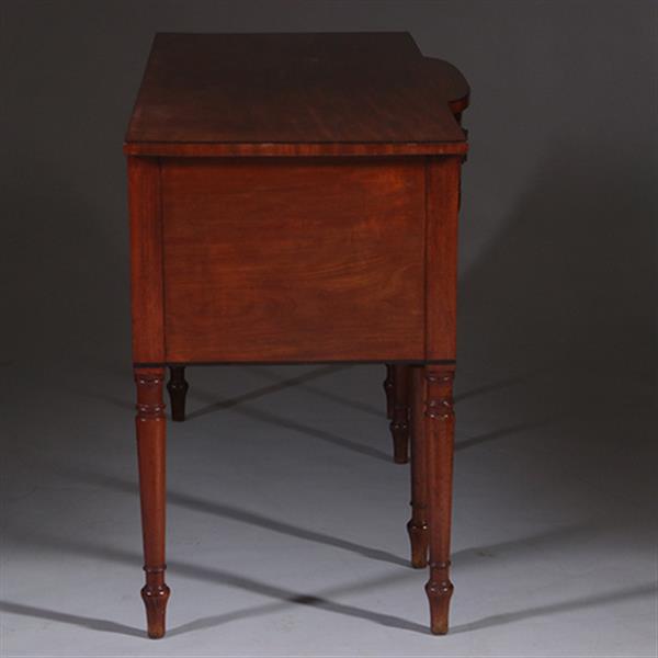Grote foto regency sideboard in bloemmahonie met ebbenhout en brons ca 1825 no.222145 antiek en kunst stoelen en banken