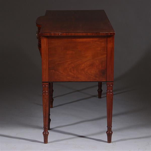 Grote foto regency sideboard in bloemmahonie met ebbenhout en brons ca 1825 no.222145 antiek en kunst stoelen en banken