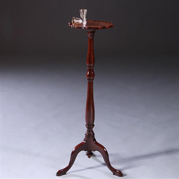 Grote foto hollandse lampetafel gueridon ca 1880 met geschulpt blad in mahonie no.222125 antiek en kunst stoelen en banken