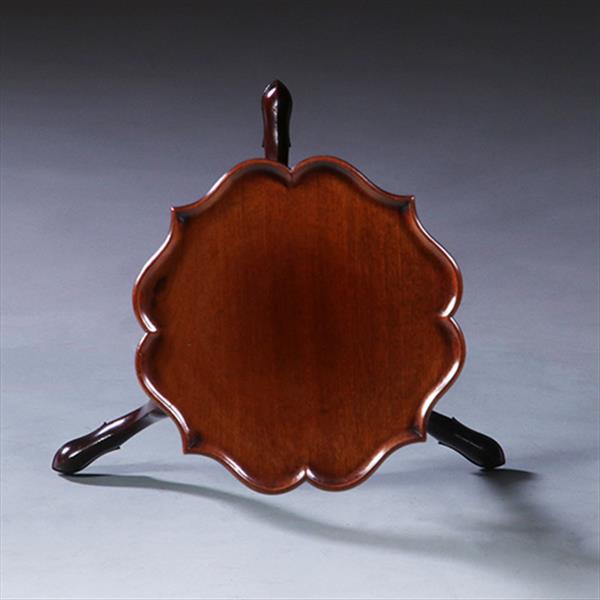 Grote foto hollandse lampetafel gueridon ca 1880 met geschulpt blad in mahonie no.222125 antiek en kunst stoelen en banken