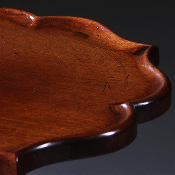 Grote foto hollandse lampetafel gueridon ca 1880 met geschulpt blad in mahonie no.222125 antiek en kunst stoelen en banken
