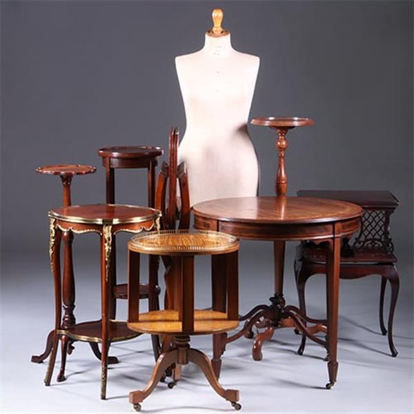 Grote foto hollandse lampetafel gueridon ca 1880 met geschulpt blad in mahonie no.222125 antiek en kunst stoelen en banken