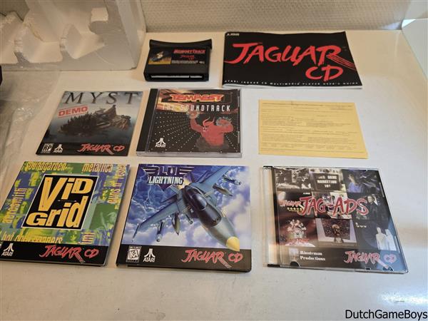 Grote foto atari jaguar cd console games memory track boxed spelcomputers games overige games