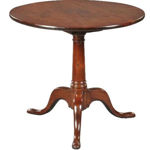 Grote foto antieke bijzettafels wijntafels georgian tilttoptable ca. 1800 in mahonie doorleefde kleur no. antiek en kunst stoelen en banken