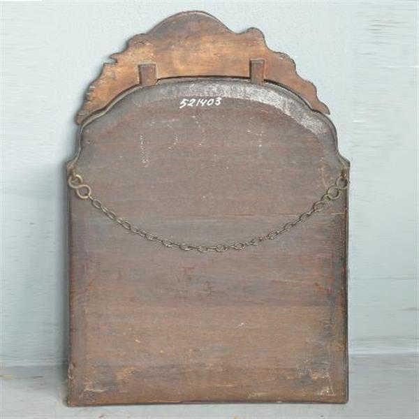 Grote foto antieke spiegels kleine mahonie soester spiegel ca. 1820 met afneembaar kroontje no.521403 hoogt antiek en kunst spiegels