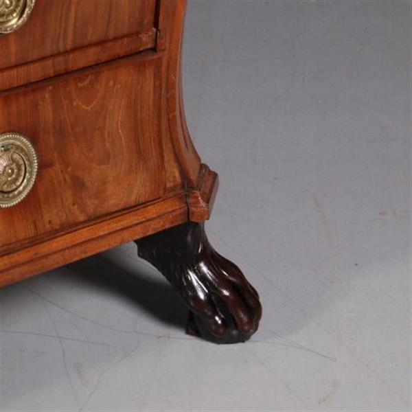 Grote foto antieke kast hollands louis seize kabinet ca. 1780 in blond mahonie met 13 laden no.570332 antiek en kunst stoelen en banken