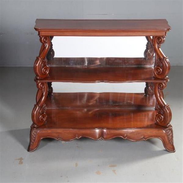 Grote foto antieke sidetables stel van 2 museale wandtafels gesigneerd no.591038 antiek en kunst stoelen en banken