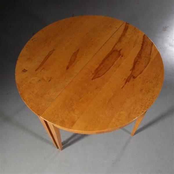 Grote foto antieke tafels stel blonde esdoornhouten demi lune tafels ca. 1890 no.681435 antiek en kunst stoelen en banken