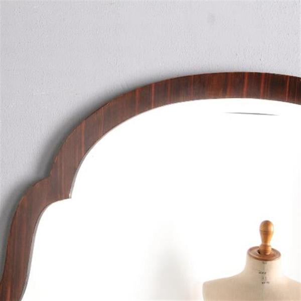 Grote foto antieke spiegel grote art deco palissander wandspiegel ca. 1925 frankrijk 111 x 85 cm no.481879 antiek en kunst spiegels