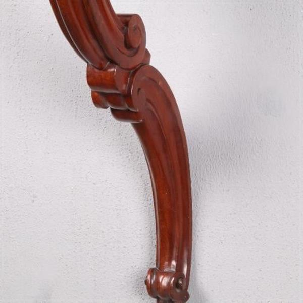 Grote foto antiek wandconsole wandtafel in mahonie ca. 1850 met marmer no.470444 antiek en kunst stoelen en banken