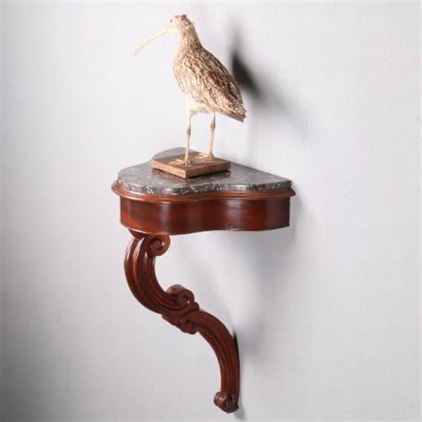 Grote foto antiek wandconsole wandtafel in mahonie ca. 1850 met marmer no.470444 antiek en kunst stoelen en banken