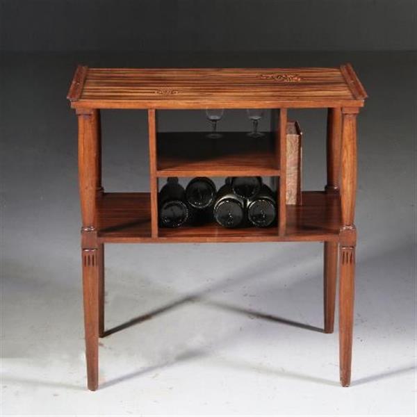 Grote foto art deco theetafel ca. 1910 gesigneerd louis majorelle nancy frankrijk no.401754 antiek en kunst stoelen en banken