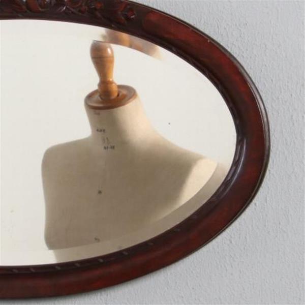 Grote foto antieke spiegel art crafts spiegel engeland ca. 1900 klein dwars ovaal no.771852 hoogte 0 38 m antiek en kunst spiegels