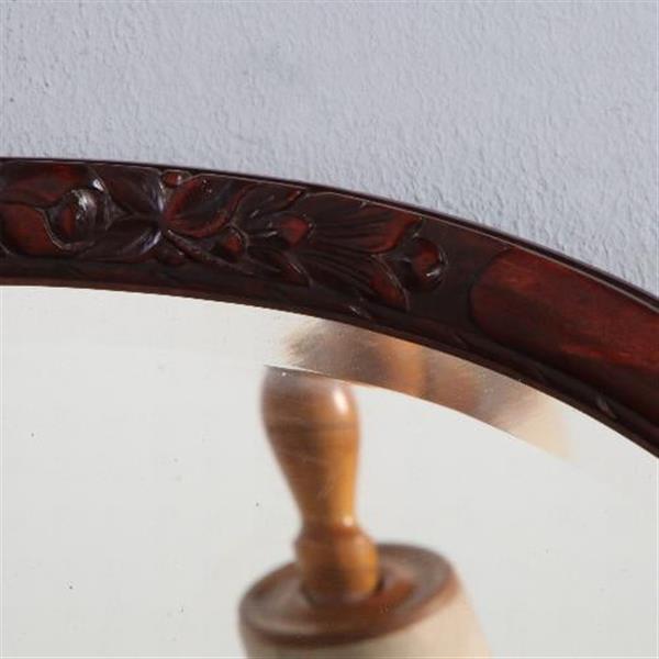 Grote foto antieke spiegel art crafts spiegel engeland ca. 1900 klein dwars ovaal no.771852 hoogte 0 38 m antiek en kunst spiegels