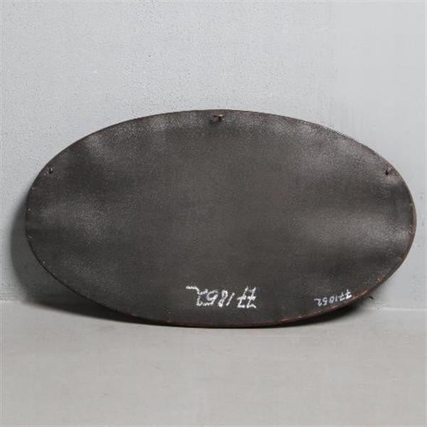 Grote foto antieke spiegel art crafts spiegel engeland ca. 1900 klein dwars ovaal no.771852 hoogte 0 38 m antiek en kunst spiegels