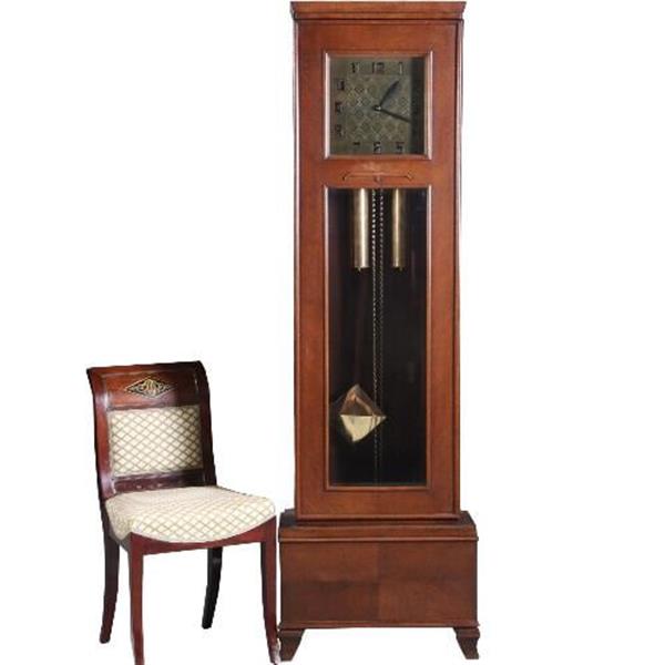 Grote foto antiek varia staand horloge art deco ca. 1910 vierkante wijzerplaat en slinger met garantie no.6 antiek en kunst overige in antiek gebruiksvoorwerpen