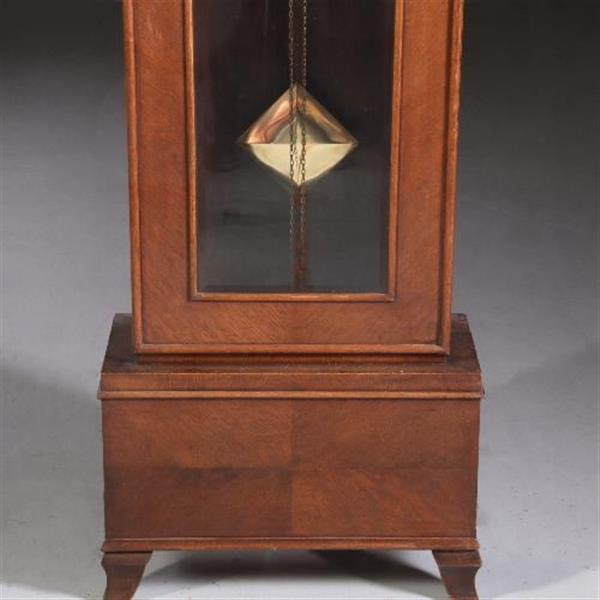 Grote foto antiek varia staand horloge art deco ca. 1910 vierkante wijzerplaat en slinger met garantie no.6 antiek en kunst overige in antiek gebruiksvoorwerpen