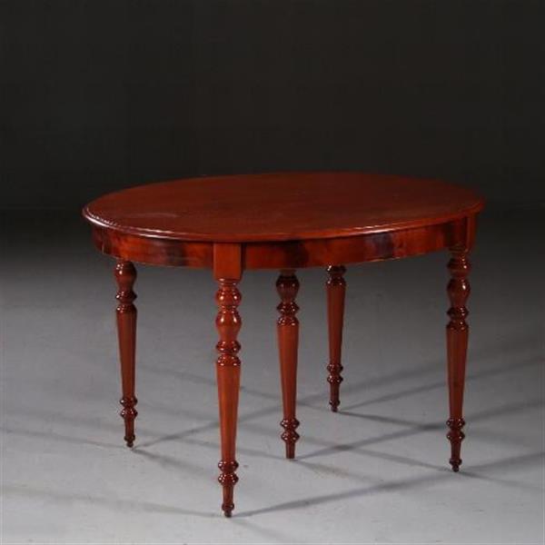 Grote foto antieke tafel franse louis philipe coulissetafel ca. 1845 ca. 12 personen no.692454 antiek en kunst stoelen en banken