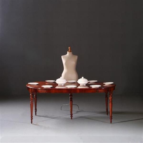 Grote foto antieke tafel franse louis philipe coulissetafel ca. 1845 ca. 12 personen no.692454 antiek en kunst stoelen en banken