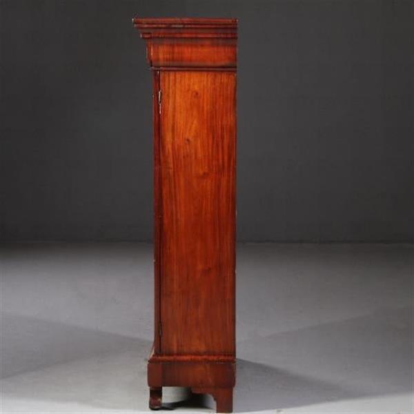 Grote foto antieke kasten kleine vroeg biedermeier tweedeurs boekenkast met uitneembare bespanning ca. 1825 antiek en kunst stoelen en banken