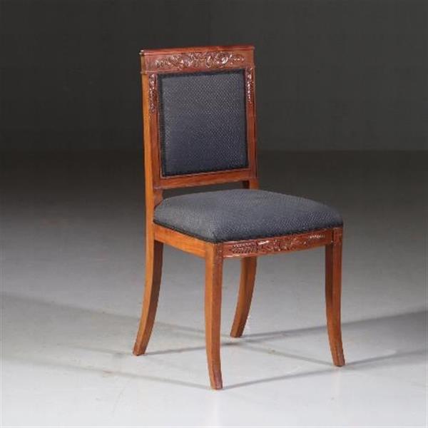Grote foto antieke stoelen stel van 6 louis philipe stoelen ca. 1835 mahonie incl stoffering naar wens no. antiek en kunst stoelen en banken