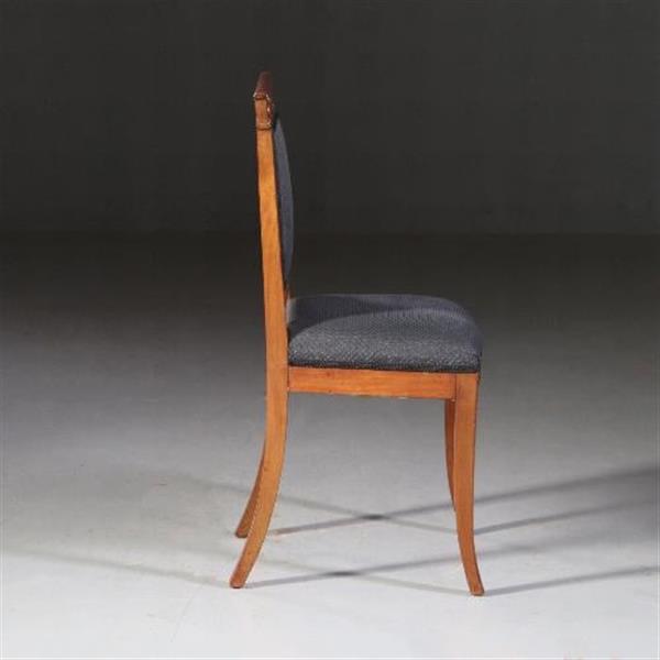 Grote foto antieke stoelen stel van 6 louis philipe stoelen ca. 1835 mahonie incl stoffering naar wens no. antiek en kunst stoelen en banken