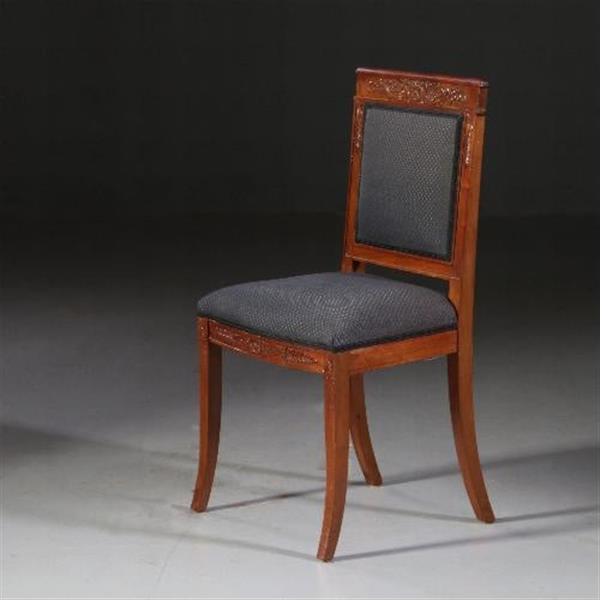 Grote foto antieke stoelen stel van 6 louis philipe stoelen ca. 1835 mahonie incl stoffering naar wens no. antiek en kunst stoelen en banken