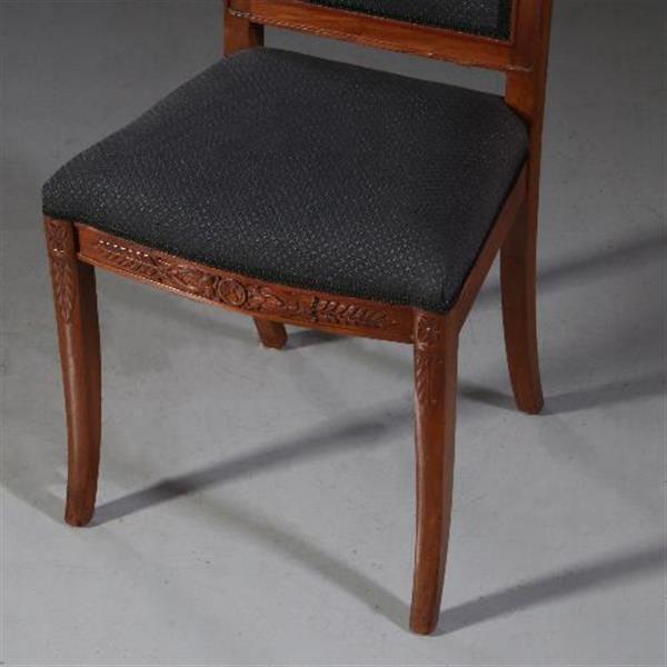 Grote foto antieke stoelen stel van 6 louis philipe stoelen ca. 1835 mahonie incl stoffering naar wens no. antiek en kunst stoelen en banken