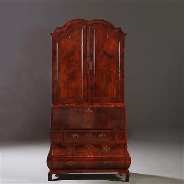 Grote foto antieke kasten haags topbureau of schrijfkabinet ca 1765 mahonie 10 geheime laadjes no.841285 antiek en kunst overige in antiek gebruiksvoorwerpen