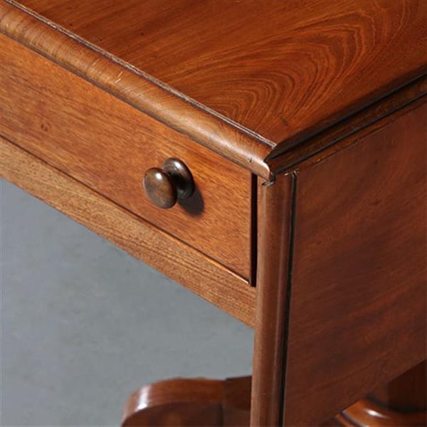 Grote foto antieke bijzettafels engelse victoriaanse pembroke table in mahonie no.871130 antiek en kunst stoelen en banken