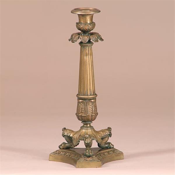 Grote foto antieke kandelaren stel van 2 bronze franse kandelaren charles dix op klauwpoten ca 1810 no.9008 antiek en kunst overige in antiek gebruiksvoorwerpen