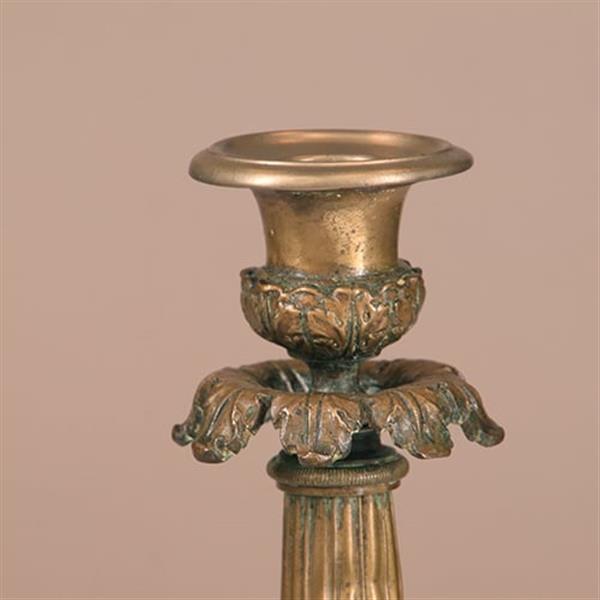 Grote foto antieke kandelaren stel van 2 bronze franse kandelaren charles dix op klauwpoten ca 1810 no.9008 antiek en kunst overige in antiek gebruiksvoorwerpen