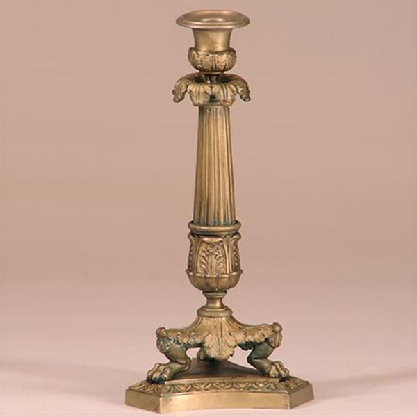 Grote foto antieke kandelaren stel van 2 bronze franse kandelaren charles dix op klauwpoten ca 1810 no.9008 antiek en kunst overige in antiek gebruiksvoorwerpen