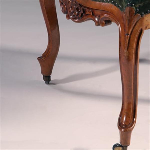 Grote foto antieke armstoelen hoge willem iii zetel geschikt voor bureau ca 1870 incl. stoffering naar wens antiek en kunst stoelen en banken