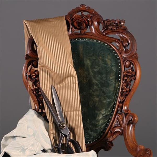 Grote foto antieke armstoelen hoge willem iii zetel geschikt voor bureau ca 1870 incl. stoffering naar wens antiek en kunst stoelen en banken