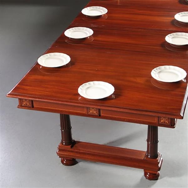 Grote foto zeer lange tafel voor 18 personen ca 1880 historisme no.862495 antiek en kunst stoelen en banken